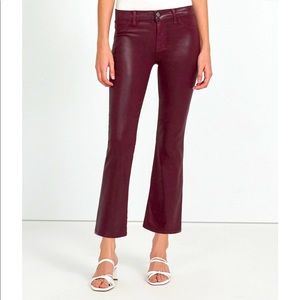 J Brand Selena Mid-Rise Crop Boot Stellar Courant